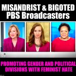 PBS bigoted feminists meme