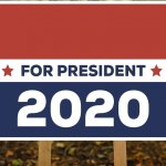 Blank 2020 Yard Sign meme