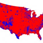 Red Counties Map