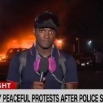 Fiery but mostly peaceful protests after police shooting