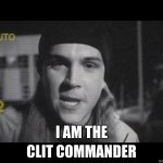 Clit Commander meme
