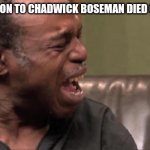 You will be forever in our hearts... | MY REACTION TO CHADWICK BOSEMAN DIED OF CANCER | image tagged in best cry ever,black panther,memes | made w/ Imgflip meme maker