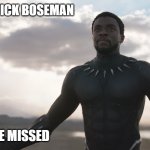 He brought his characters to life. | RIP CHADWICK BOSEMAN; YOU WILL BE MISSED | image tagged in black panther spotlight,rip,death | made w/ Imgflip meme maker
