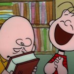 Sad Charlie Brown, happy Linus meme