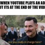 trash title | WHEN YOUTUBE PLAYS AN AD BUT ITS AT THE END OF THE VIDEO | image tagged in robotnik are you really in charge here,meme,funny,dank,funny meme,dank meme | made w/ Imgflip meme maker