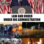 Trump RNC 4 More Years Of Law And Order meme
