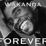 Wakanda Forever R.I.P. Chadwick Boseman meme
