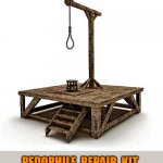 Hanging Setup | PEDOPHILE  REPAIR  KIT | image tagged in pedophiles,pedophilia,pedo,hanging,hangman,child molester | made w/ Imgflip meme maker