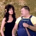 Hee Haw's Junior Samples and Lisa Todd meme