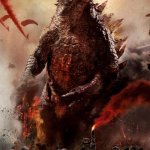 Godzilla | GODZILLA: HEA... 
ARMY: SHOOTS GODZILLA
GODZILLA:HEY! I CAME TO SAVE THE WORLD | image tagged in godzilla | made w/ Imgflip meme maker
