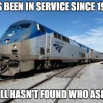 Amtrak still hasn't found who asked