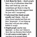 The 8 Rules For Dealing With Dumb People