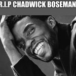 Chadwick Boseman | R.I.P CHADWICK BOSEMAN | image tagged in chadwick boseman | made w/ Imgflip meme maker