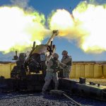 US Army Artillery Battery Fire Mission Afghanistan
