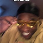 black guy yellow glasses | "WHO LET THE DOGS OUT?"
THE DOGS: | image tagged in black guy yellow glasses | made w/ Imgflip meme maker