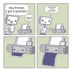 can you print trash