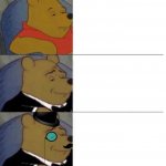 Winnie the Pooh 3 tier meme