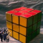 Giant Rubiks Cube meme