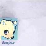 Anime bonjour bear