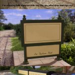 Sodor Railway Sign