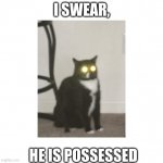 ... | I SWEAR, HE IS POSSESSED | image tagged in whisk | made w/ Imgflip meme maker