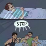 Sleepover Stop meme