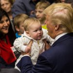 trump with baby