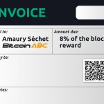 Invoice to Amaury Séchet of BitcoinABC