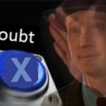 X doubt blank nut button