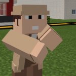 Angry Man Pointing At Hand Minecraft