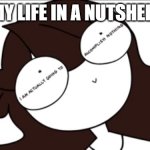 I'm actually going to acomplish nothing | MY LIFE IN A NUTSHELL | image tagged in i'm actually going to acomplish nothing,jaiden animations | made w/ Imgflip meme maker