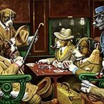 Dogs playing poker meme
