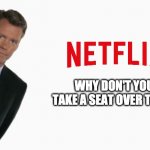 Chris Hansen | WHY DON'T YOU TAKE A SEAT OVER THERE | image tagged in chris hansen | made w/ Imgflip meme maker