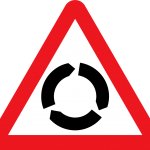 UK Roundabout Sign