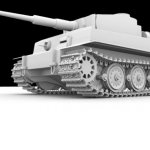 Tiger tank blank