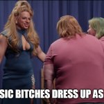 When basic bitches dress up as beyonce | WHEN BASIC BITCHES DRESS UP AS BEYONCE | image tagged in girl dressed as beyonce,beyonce,funny,basic,basic bitches | made w/ Imgflip meme maker