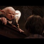 Gringotts goblin teller Griphook