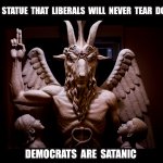 Statue of Satan in Detroit -- Democrats are Satanic