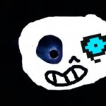 sans | image tagged in fortnite black hole | made w/ Imgflip meme maker
