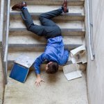 Guy Falling Down Stairs | I'm proud to say I do all my own stunts. Unfortunately, none of them are intentional. | image tagged in guy falling down stairs | made w/ Imgflip meme maker