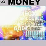 mega stonks | ∞ MONEY | image tagged in mega stonks | made w/ Imgflip meme maker