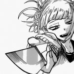 Toga with a knaifu meme