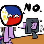 pinoy | image tagged in twilight sparkle no,countryballs | made w/ Imgflip meme maker