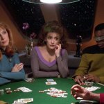 Worf vs. Riker, Poker