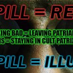 Red is really Green | RED PILL = REALITY; REALITY IS BREAKING BAD = LEAVING PATRIARCHY PLANTATION


ILLUSIONS = STAYING IN CULT PATRIX MATRIX; BLUE PILL = ILLUSIONS | image tagged in matrix neo red and green pill,breaking bad - say my name,breaking bad,ah i see you are a man of culture as well,cult,patriarchy | made w/ Imgflip meme maker
