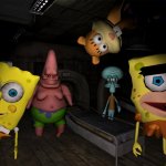 Fan made spongebob horror ames be like meme