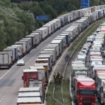 Lorry queues