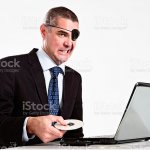 Man Eyepatch Computer