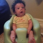Shocked baby