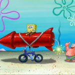Spongebob, Patrick, and the firework